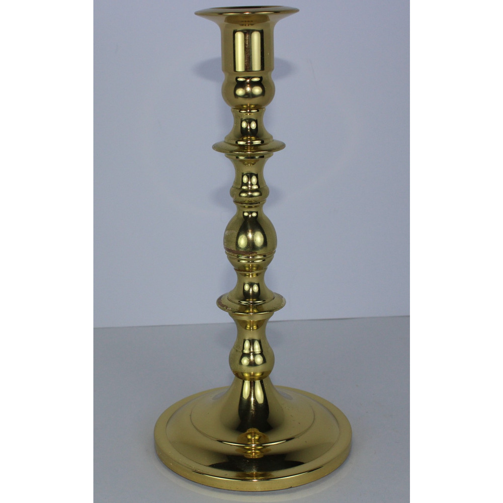 BALDWIN Solid Brass Polished Heavy 9" Candlestick Holder